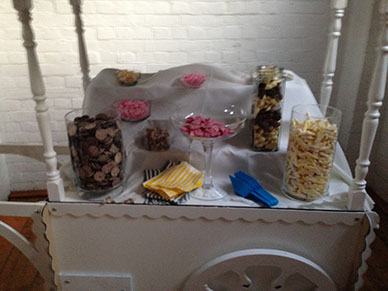 Selection of Candy cart pictures 